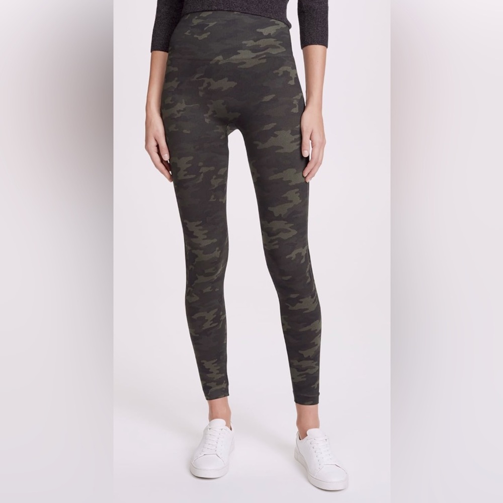 SPANX green camo leggings